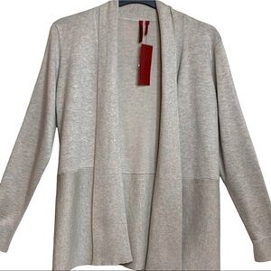 ⚫️ LOVE SCARLETT Oatmeal Heather Open Cardigan NWT Small retails $54​​